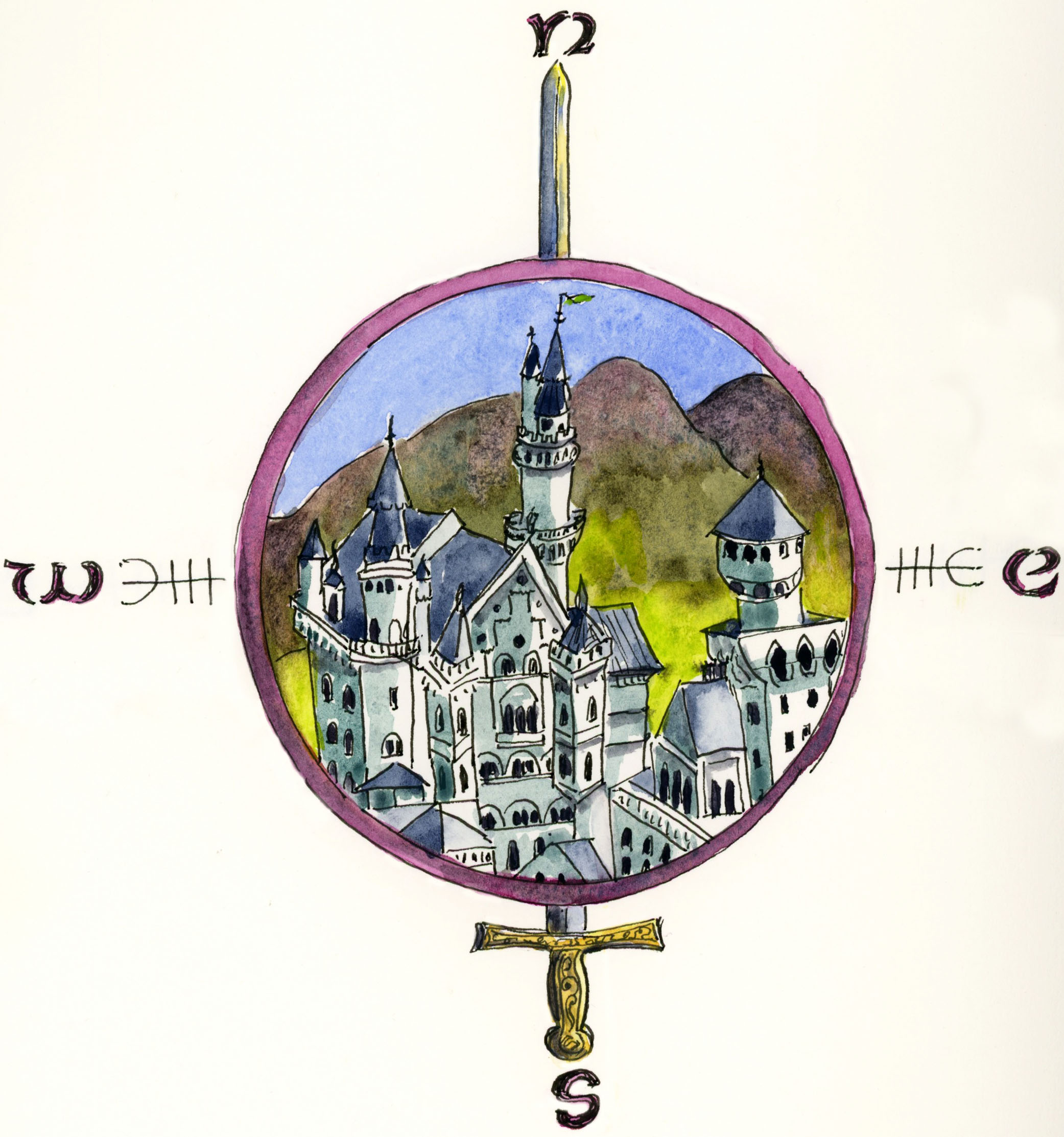 CompassRoseCastleColor